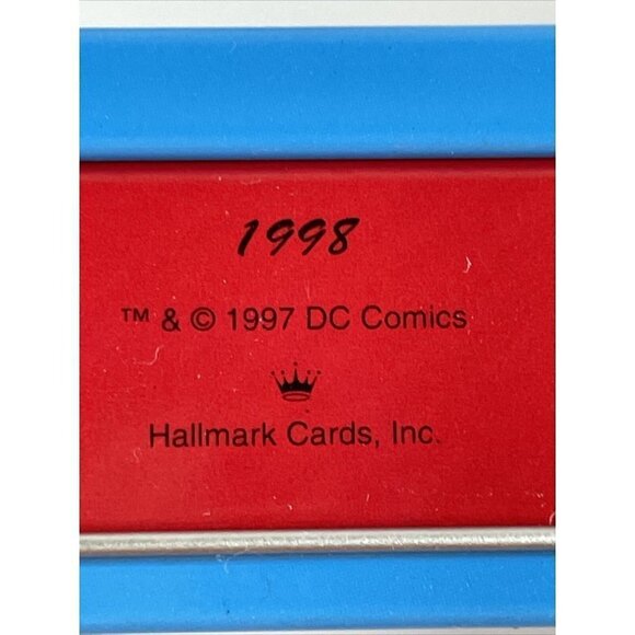 Hallmark Keepsake Superman Lunchbox Christmas Ornament Super Hero 1998 with Box - Picture 8 of 8